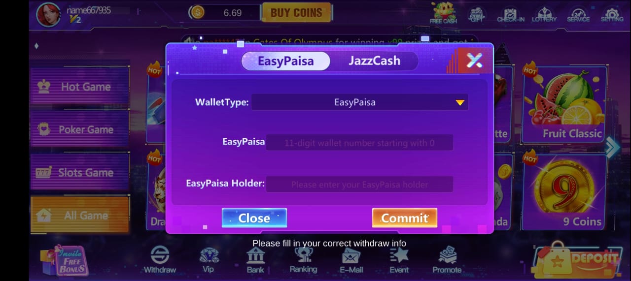 How to Deposit and Withdrawal from luck 22 gaming