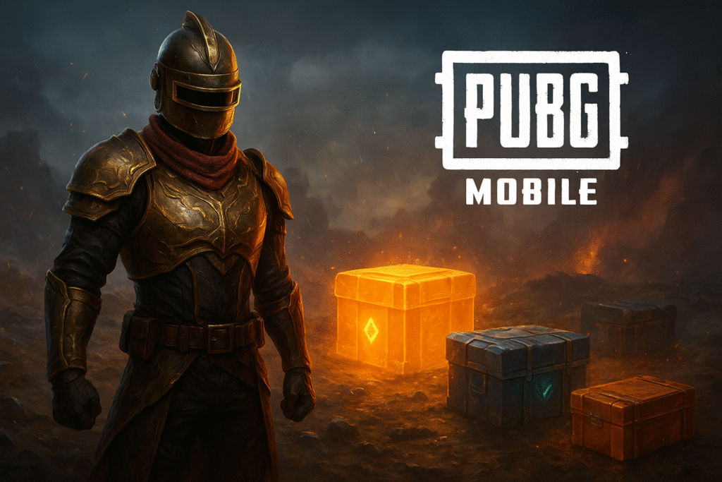 PUBG Lucky Pack showcasing mythic outfit and loot rewards in battlegrounds
